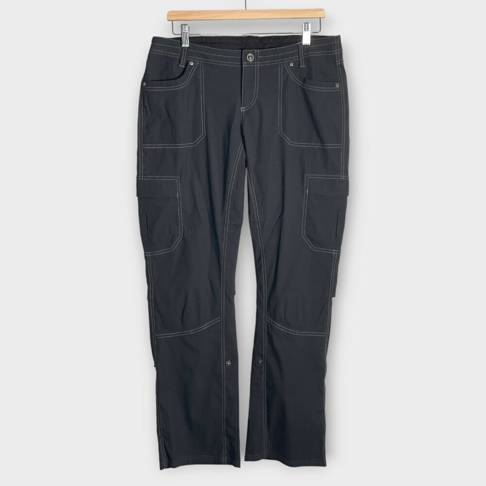 Kuhl Roll Cuff Pants Womans 14 Gray Performance Hiking Outdoor